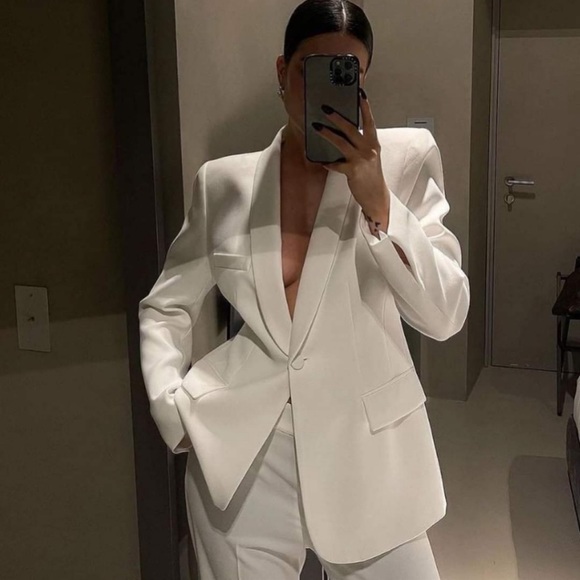 Zara new  tuxedo white suit - Picture 13 of 15